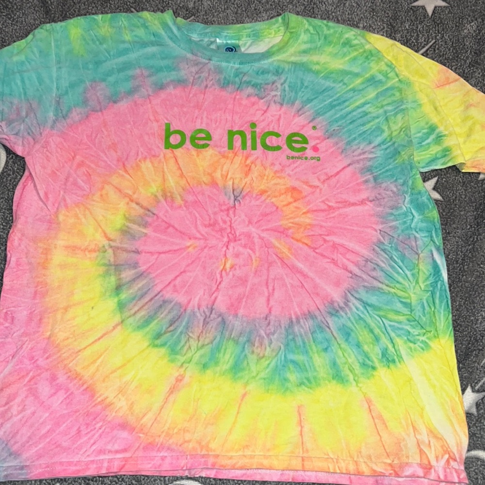 This is a very colorful shirt it’s very cute and comfy